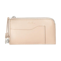 Loro Piana ExtraPocket Calfskin Card Holder Women's Beige