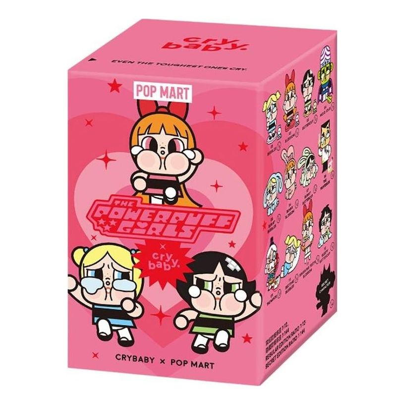 Pop Mart x Powerpuff Girls CryBaby Vinyl Figures Sealed Case (1 Blind Box) PPMT-2403-0009-656563246