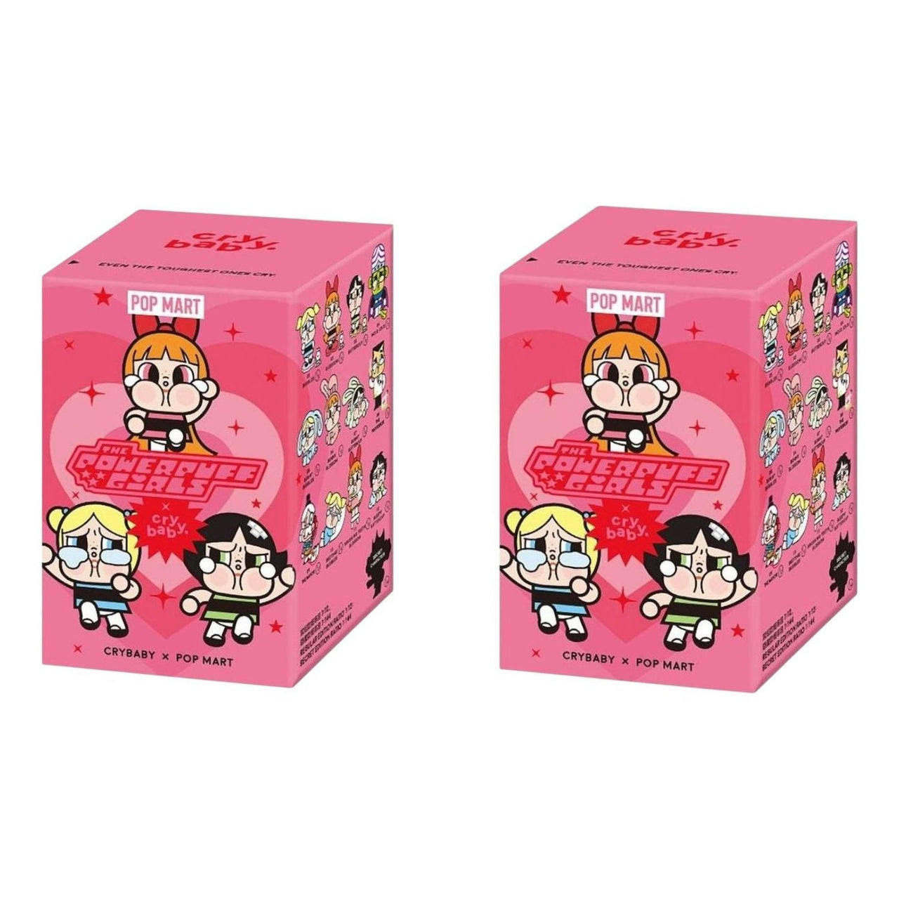 Pop Mart x Powerpuff Girls CryBaby Vinyl Figures Sealed Case (2 Blind Boxes) PPMT-2403-0009-656563247