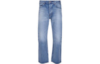 CELINE Logo Patch Straight Leg Jeans
