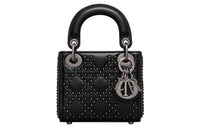 DIOR Lady Dior Sheepskin DaiFeng Bag One Shoulder Handbag Mini Women's Black