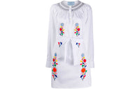PRADA Long-Sleeved Dresses Women's White