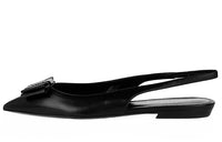 SAINT LAURENT Anaïs Bow-detail Ballerina Shoes