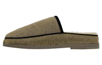 CHANEL Wrap-toe Slippers Women's Green