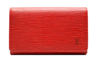 LOUIS VUITTON EPI Leather Wallet Regular Women's Red