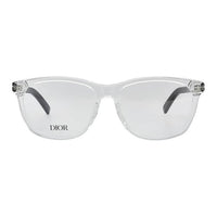 DIOR Plastic Square Sunglasses Men's Transparent