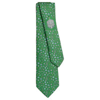 HERMES Mulberry Silk Ties Men's Green