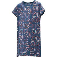 HERMES Short-Sleeved Dresses Women's Marine Blue