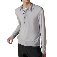 HERMES SS24 Polo Shirt Men's Misty White