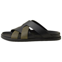 HERMES Slide Slippers Men's Black