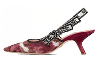 DIOR J'Adior Slim Heel High Heels 6.5cm Women's Red