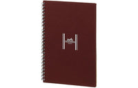 HERMES Globe-Trotter Blank Notebook Replacement Insert Memo Book Deep Red 18.6*12.1cm Laptops