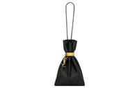 SAINT LAURENT Lambskin Evening Clutch Bag Regular Women's Black