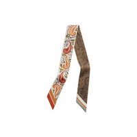 HERMES Silk Silk Scarves Women's White