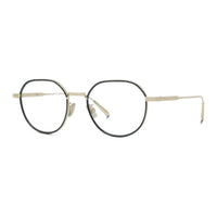 DIOR Metal Irregular Shape Eyeglass Frames Unisex Beige