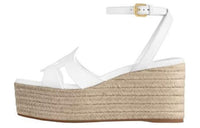 LOUIS VUITTON Isola Strap Sandals 4cm Women's White