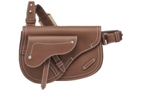 DIOR Cow Leather Sling Bag Men's Brown