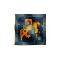 HERMES Silk Scarves Women's Multicolor
