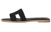 HERMES Fashion Slippers Women's Black
