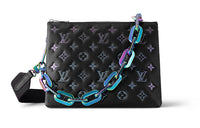 LOUIS VUITTON Coussin Lambskin Shoulder Bag Crossbody Bag Small Size Women's Black