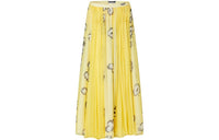 LOUIS VUITTON Casual Long Skirt Women's Yellow