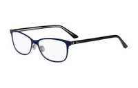 DIOR Metal Rectangular Eyeglass Frames Women's Blue
