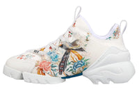 DIOR D-Connect Low-Top Casual Shoes Women's White