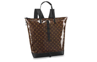 LOUIS VUITTON Coated Canvas Backpack Large Size Men's Monogram Brown