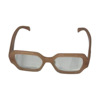 CELINE Plastic Square Eyeglass Frames Women's Pink