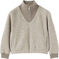 Loro Piana Sweatshirt FW24 Moonlight Beige Kids'