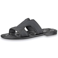 LOUIS VUITTON Oasis Odor-Resistant Slide Slippers Men's Black