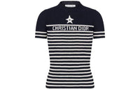 DIOR FW22 Crop Tops Women's Dark Blue