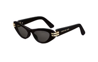 DIOR Acetate Cat Eye Sunglasses Women's Black