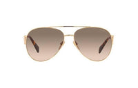 PRADA Aviator Sunglasses Women's Gold