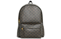 CELINE Triomphe Arc De Triomphe Cow Leather Backpack Men's Black