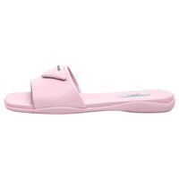 PRADA Triangle Slide Slippers Women's Pink