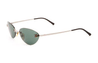 CHANEL Cat Eye Sunglasses Women's Silver
