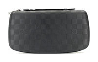 LOUIS VUITTON Leather Wallet Men's Black