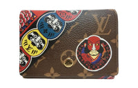 LOUIS VUITTON Victorine Canvas Victoria Wallet Unisex Brown