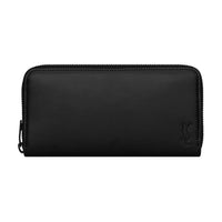 SAINT LAURENT Calfskin Matte Leather Wallet Large Size Men's Black