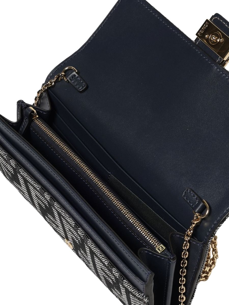 (WMNS) Fendi FW25 Baguette Chain Wallet 'Black' 8M0365AUT4F1UJ5