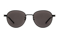 SAINT LAURENT Round Frame Metal Sunglasses