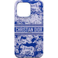 DIOR Leather Logo Smooth Calfskin Phone Cases For Iphone13Pro