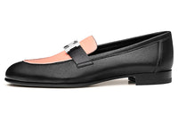 HERMES PARIS Women's Casual Shoes Women's Low-Top Black/Dawn Pink