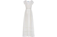 PRADA Short Sleeved Dresses Women's White