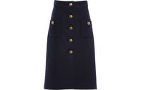 MIU MIU Casual Long Skirts Women's Blue