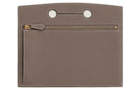 HERMES Togo Calfskin Handbag Regular Women's 18 Etoupe Elephant Gray