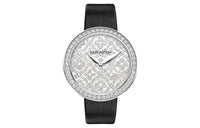 LOUIS VUITTON Wrist Watch Quartz Movement Satin Strap 30mm White Dial Women's Watch