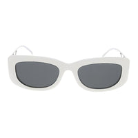 PRADA Oval Sunglasses Women's White