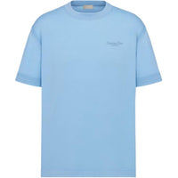 DIOR T-Shirts Men Light Blue